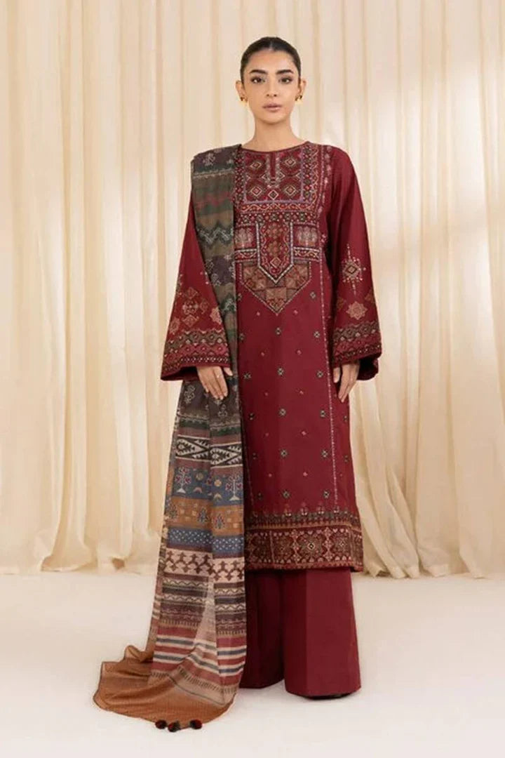 Embroidered Lawn Unstitched 3PC Suit