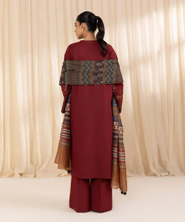 Embroidered Lawn Unstitched 3PC Suit