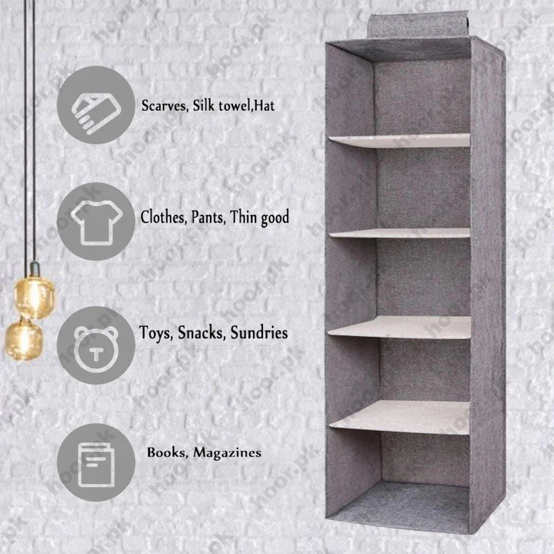 5 Layers Folding Closet Organizer