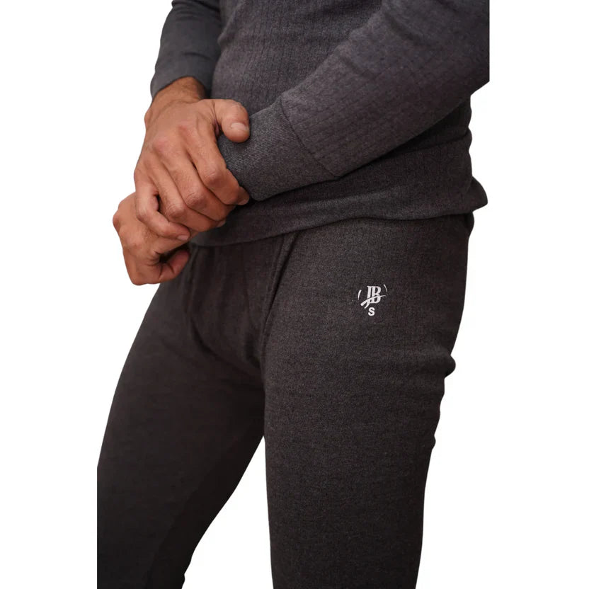 Men's Thermal Warmer Wool Trouser - Charcoal Grey