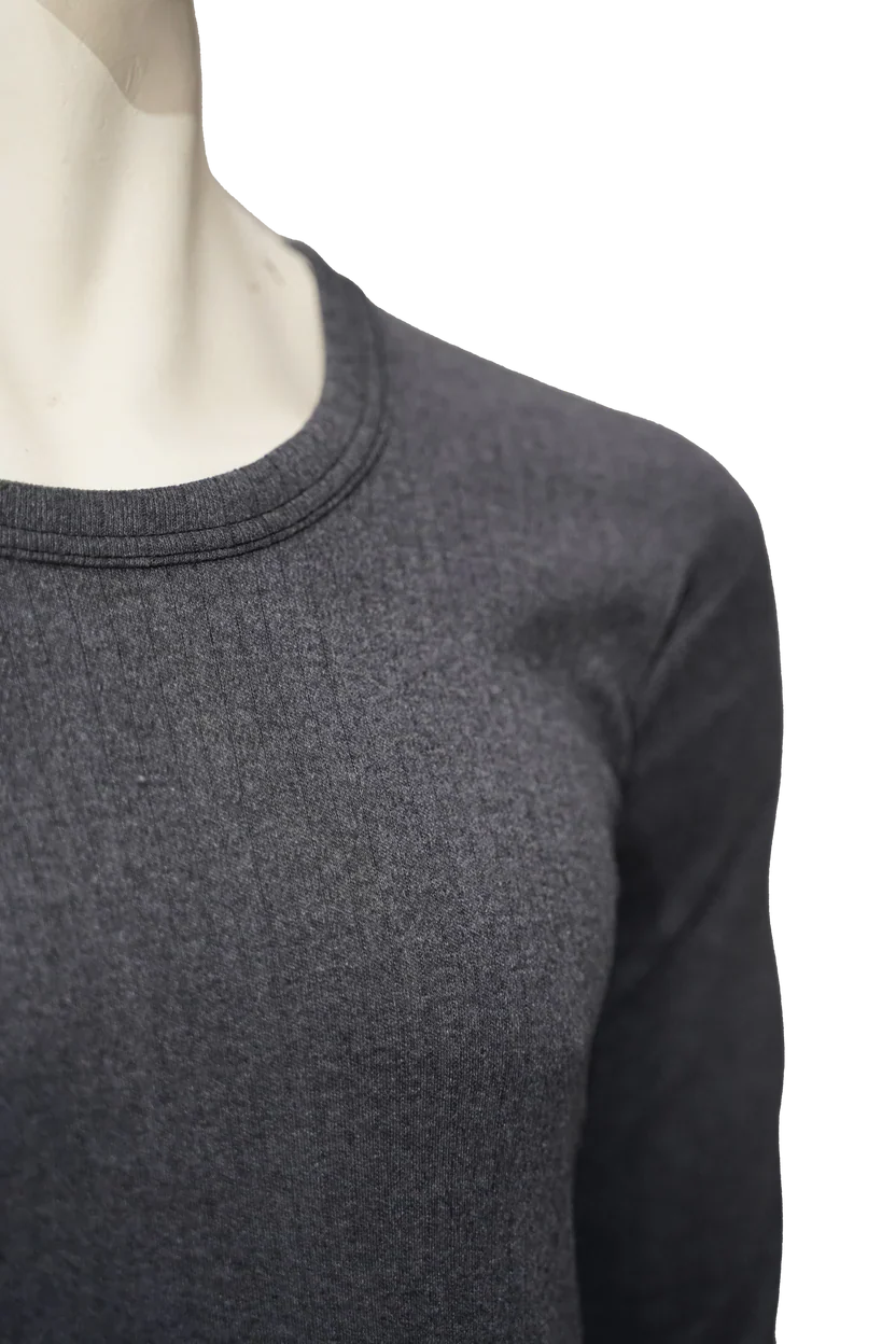 Thermal Warmer Wool Shirt - Charcoal Grey