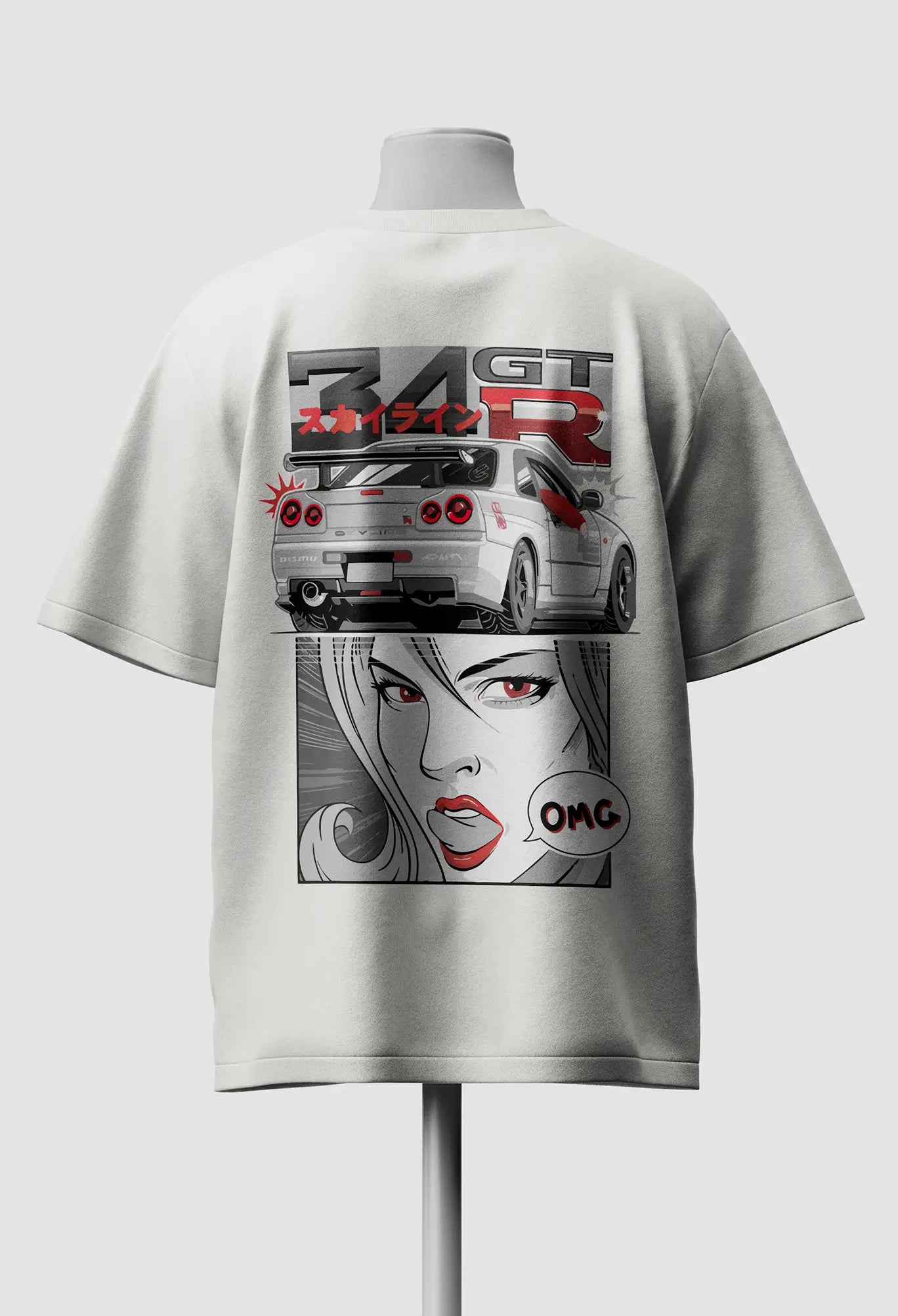 GTR Skyline Oversized T-Shirts