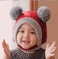 KIDS STAR WOOL CAP ( RED ) #155