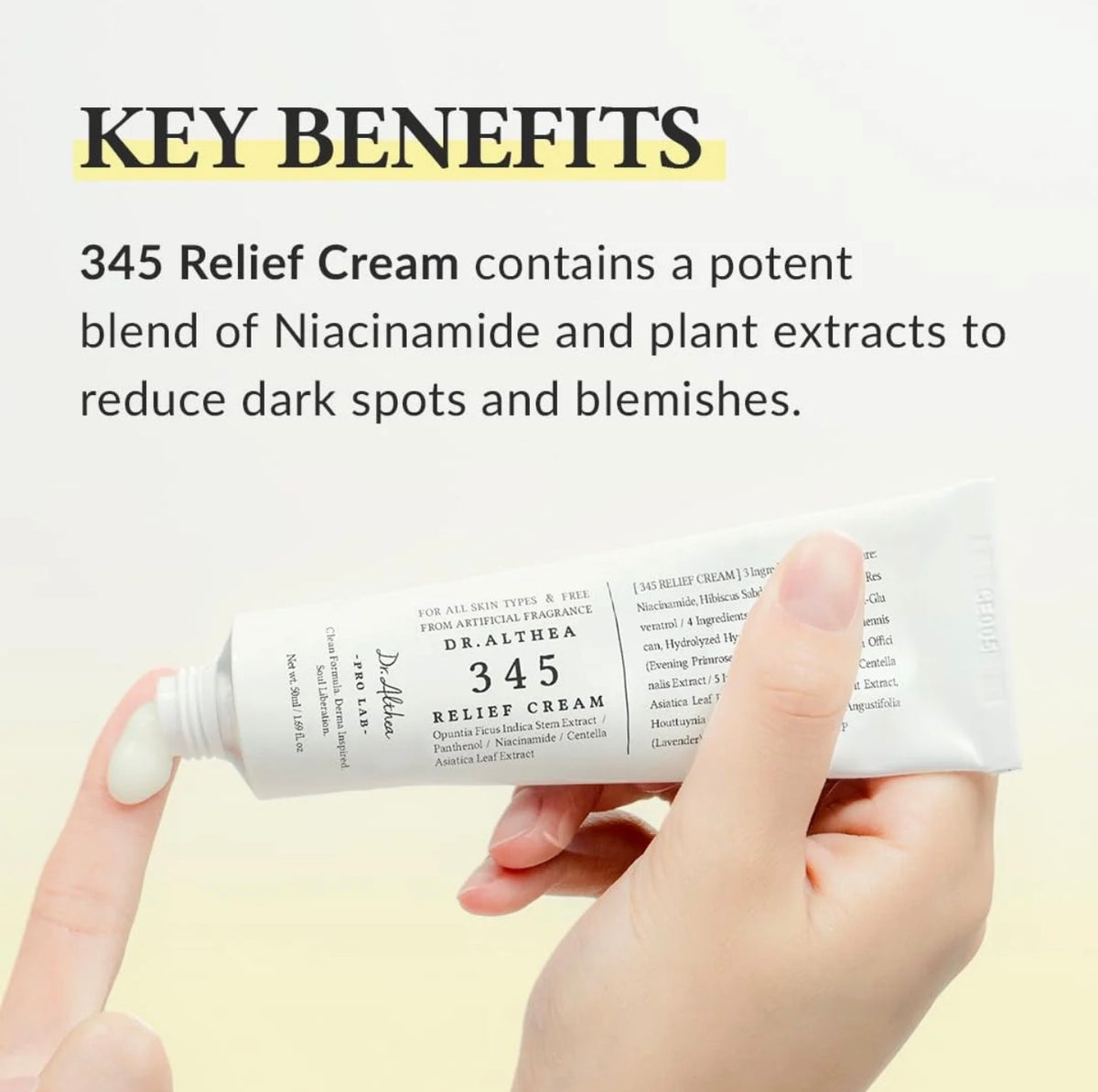 Dr.Althea 345 Relief Cream (100% imported)
