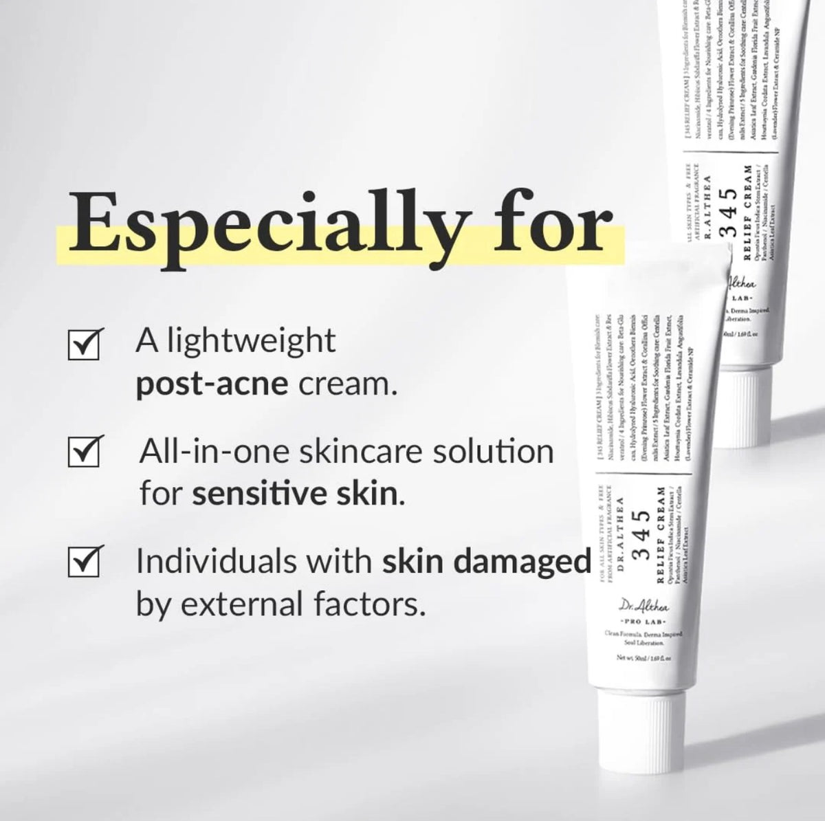 Dr.Althea 345 Relief Cream (100% imported)