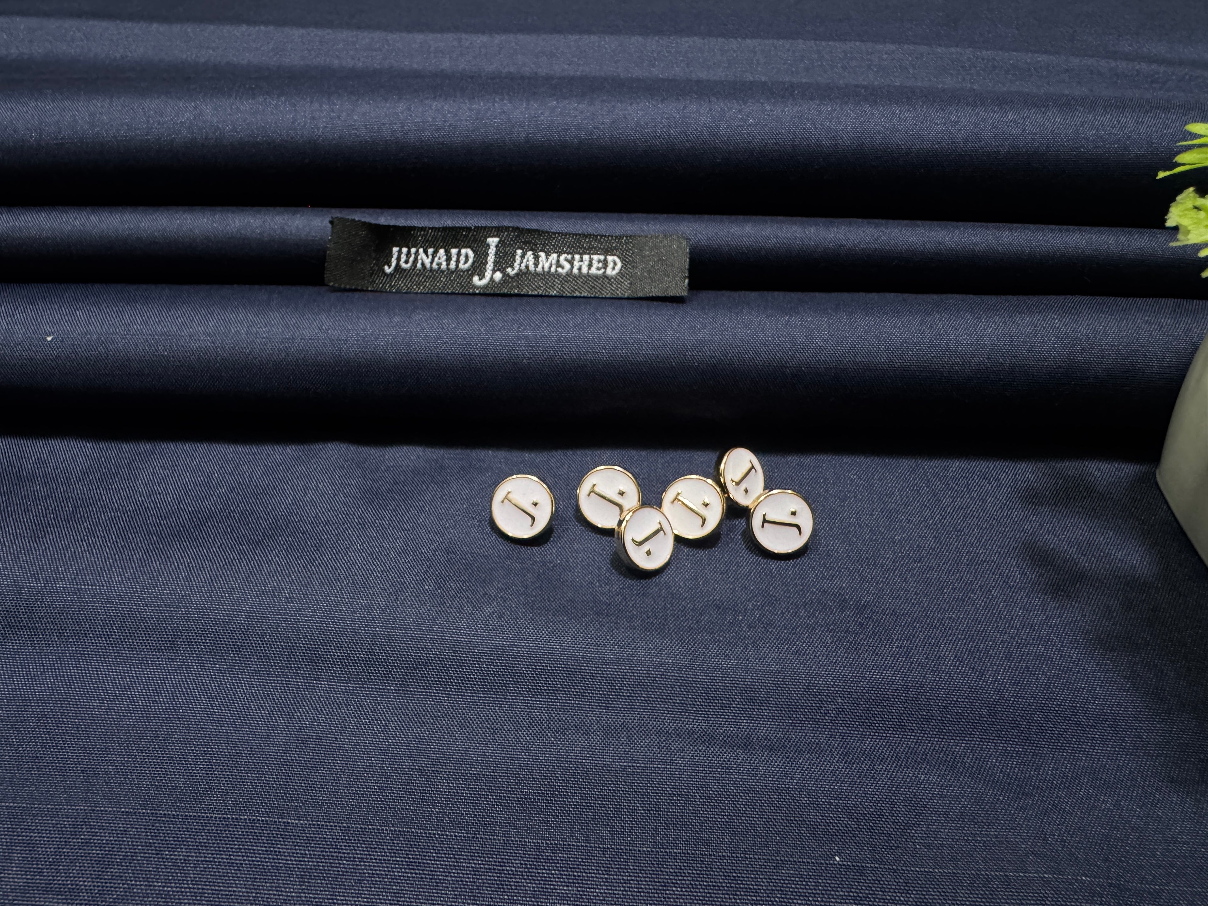 J. MALAI BOSKI (UNSTITCHED) NAVY BLUE