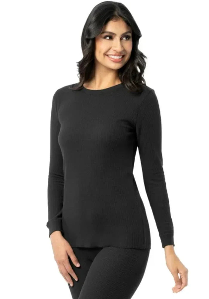 Women's Thermal Warmer Wool (SHIRT) - BLACK