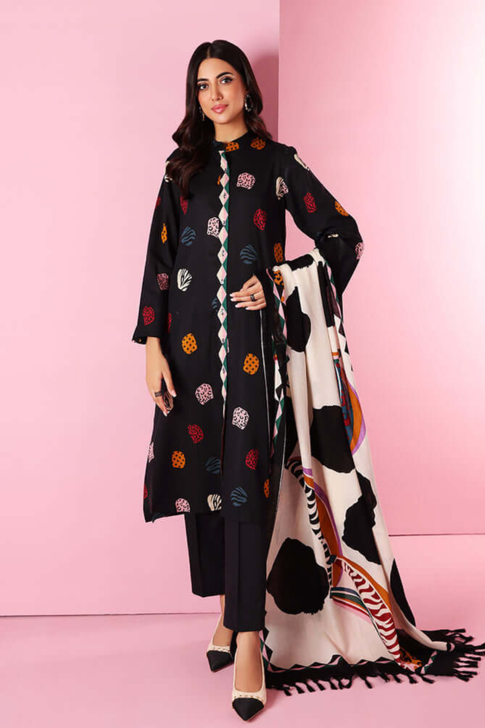 3pc Lawn Heavy Embroidered