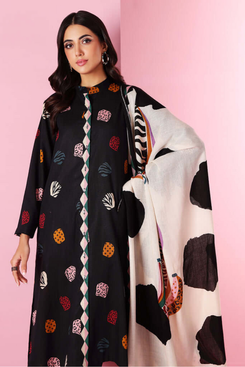 3pc Lawn Heavy Embroidered