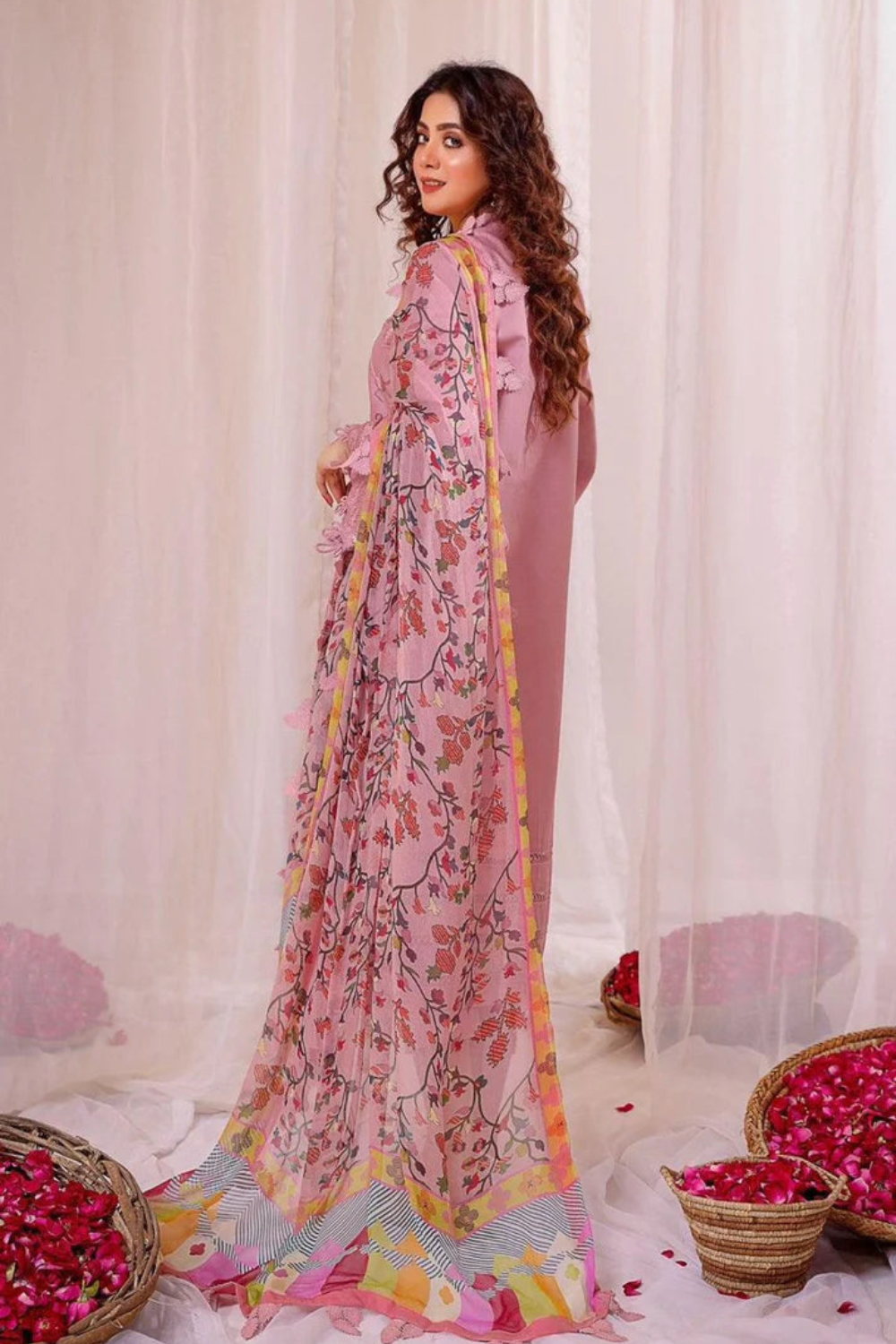 3pc Lawn Heavy Embroidered