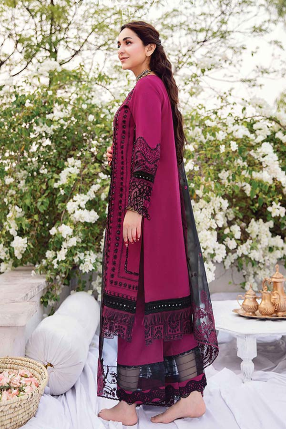 3pc Lawn Heavy Embroidered