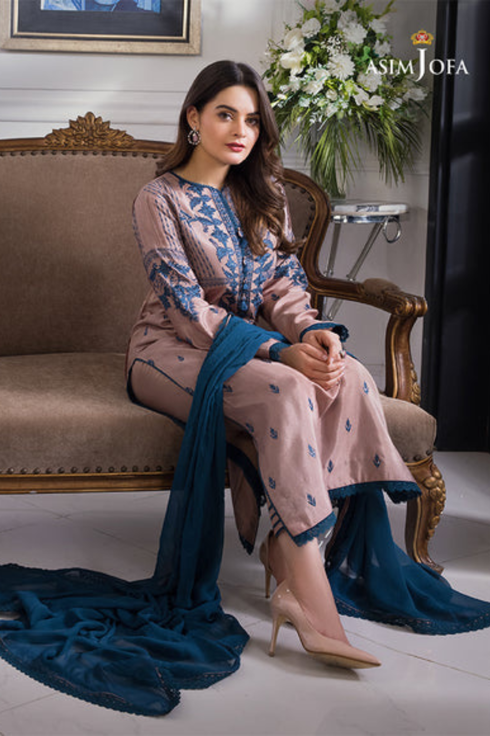 3pc Lawn Heavy Embroidered