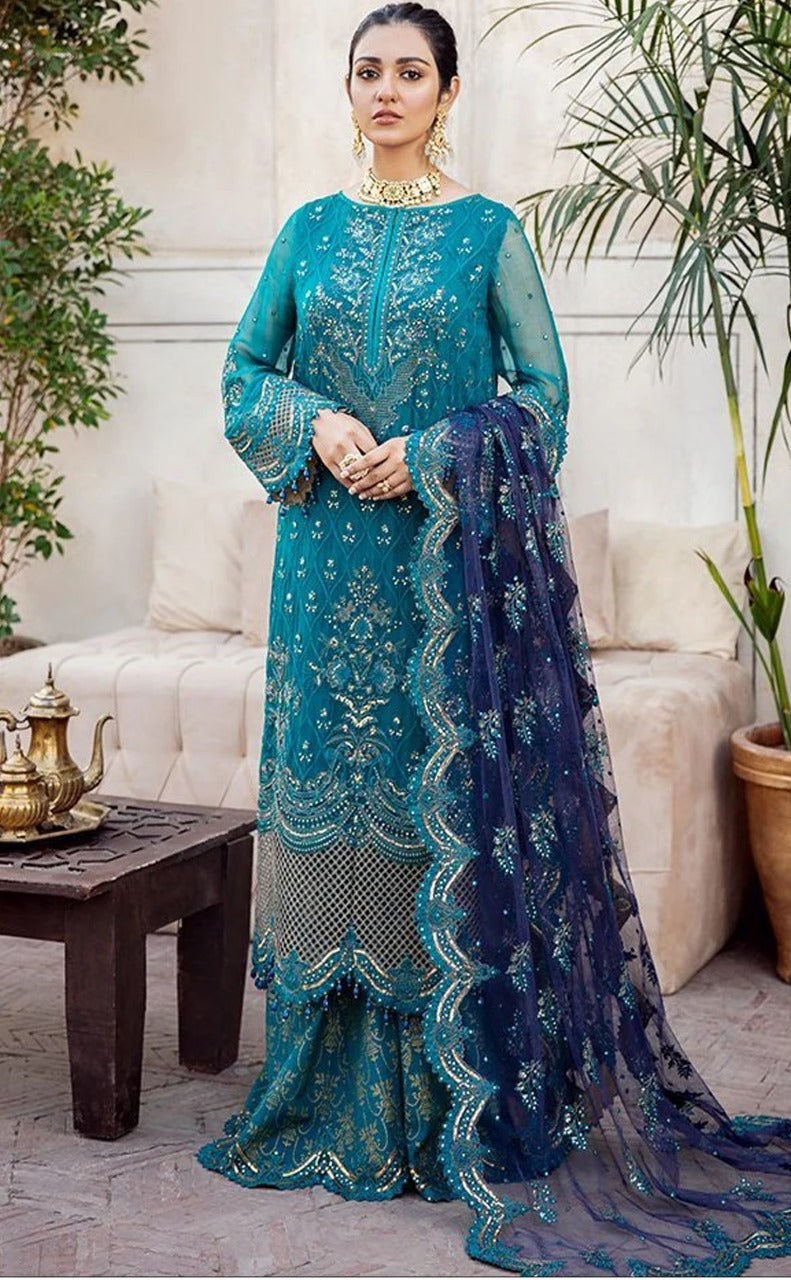 3pc Lawn Heavy Embroidered