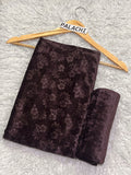 KOREAN VELVET 2PC OC-03 ( Chocolate )