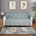 Printed Quilted Sofa Runner - Sofa Coat (Grey)