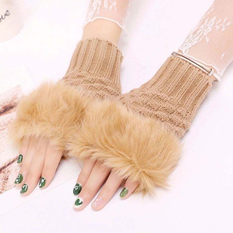 Ladies Wool Gloves ( Skin) #152