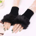 Ladies Wool Gloves (Black) #152