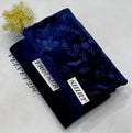 KOREAN VELVET 2PC KT-33 ( Dark Royal Blue )