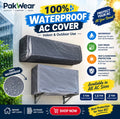 100% Waterproof Parachute Indoor + Outdoor Ac Cover.