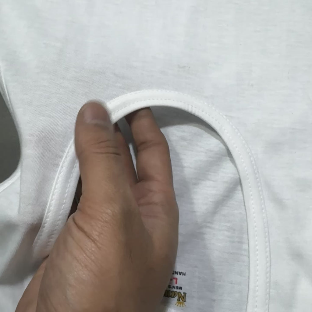 3 Sleeveles Vest (WHITE) + 3 Narrey (Drawstring)