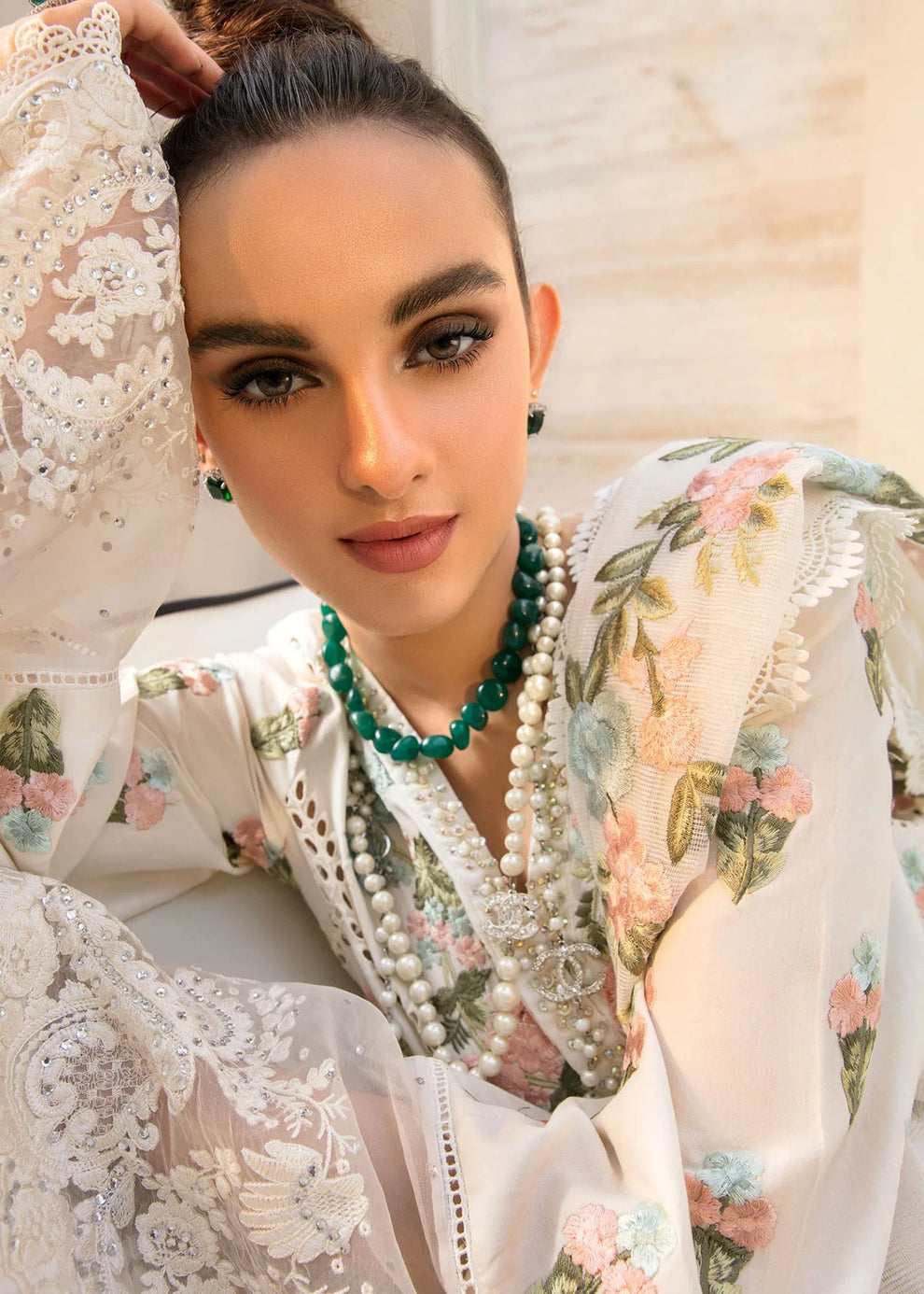 Unstitched Lawn ChickenKari Embroidered 3pc