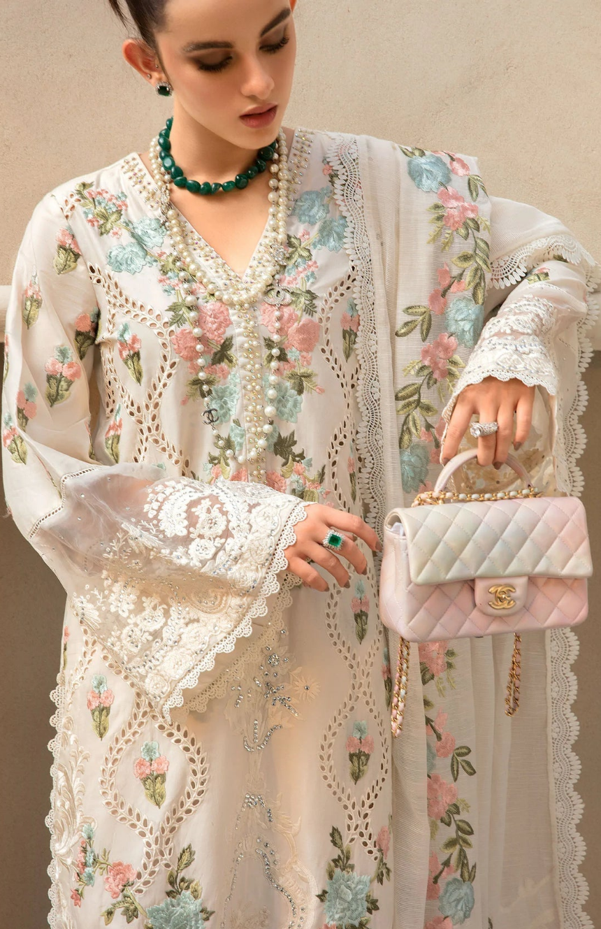 Unstitched Lawn ChickenKari Embroidered 3pc