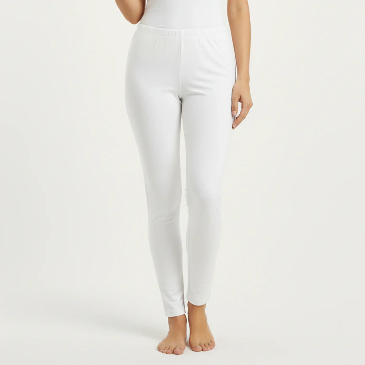 Women's Thermal Warmer Wool (TROUSER) - WHITE